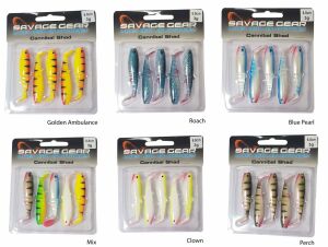 Savage gear Cannibal 6,8cm 5 Adet Sahte Balık