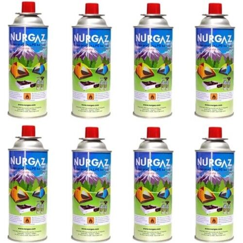 Nurgaz 220 gr Kartuş 8 Li Set