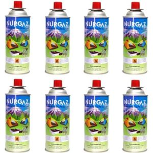 Nurgaz 220 gr Kartuş 8 Li Set