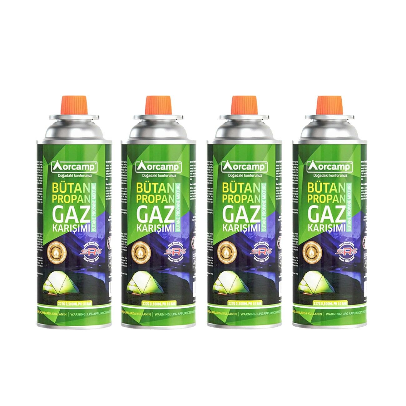 Orcamp 227 Gram Gaz Kartuşu 4 lü Set