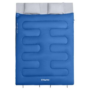 Kingcamp Oxygen 250-D Çift Kişilik Yastıklı Uyku Tulumu Blue