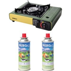 Nurgaz Ng 501 Tekli Portatif Ocak + 2 Adet Kartuş