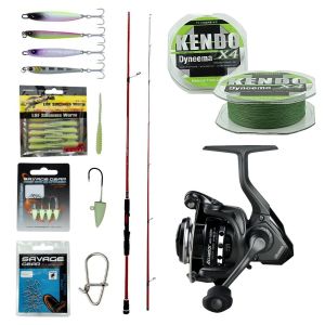 YekOutdoor Okuma Profesyonel LRF Seti Okuma Red Spin 7'0'' 2.12 cm 1-12 gr 2 Parça&Okuma Acuador ACU-1000A 3+1BB Olta Makinesi