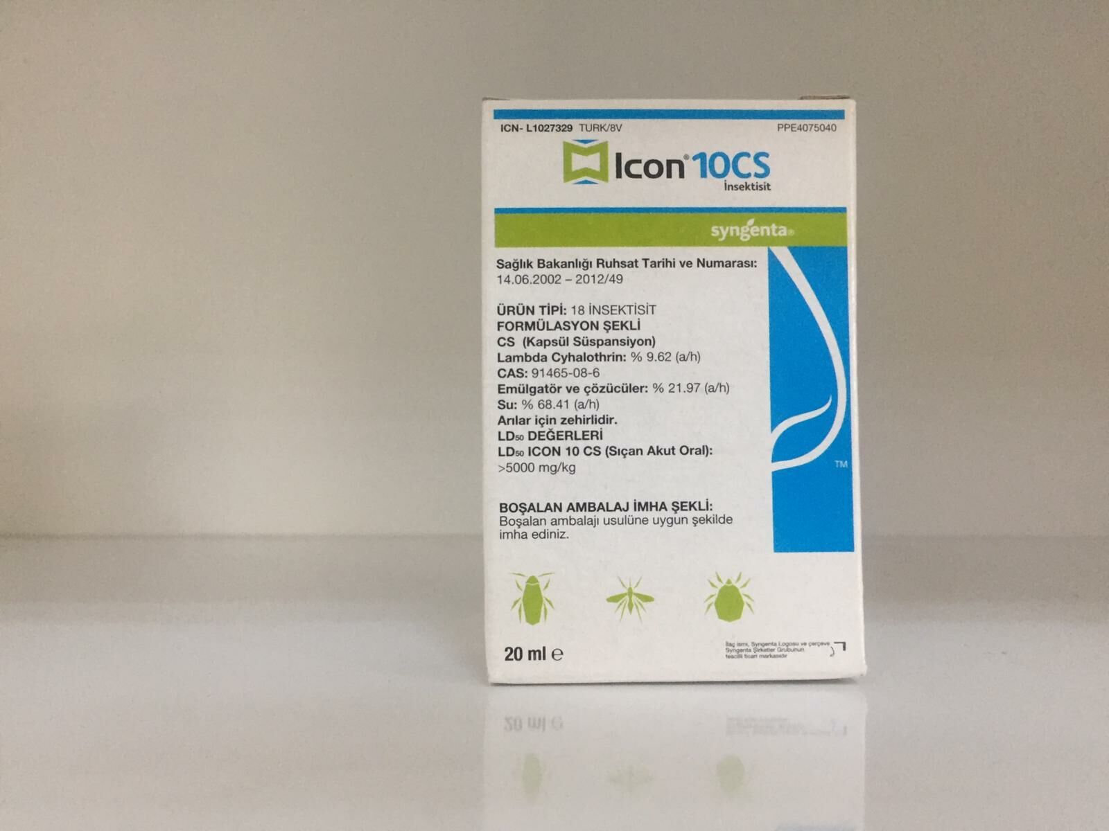 Icon 10CS 20 Ml [haşere ilacı]