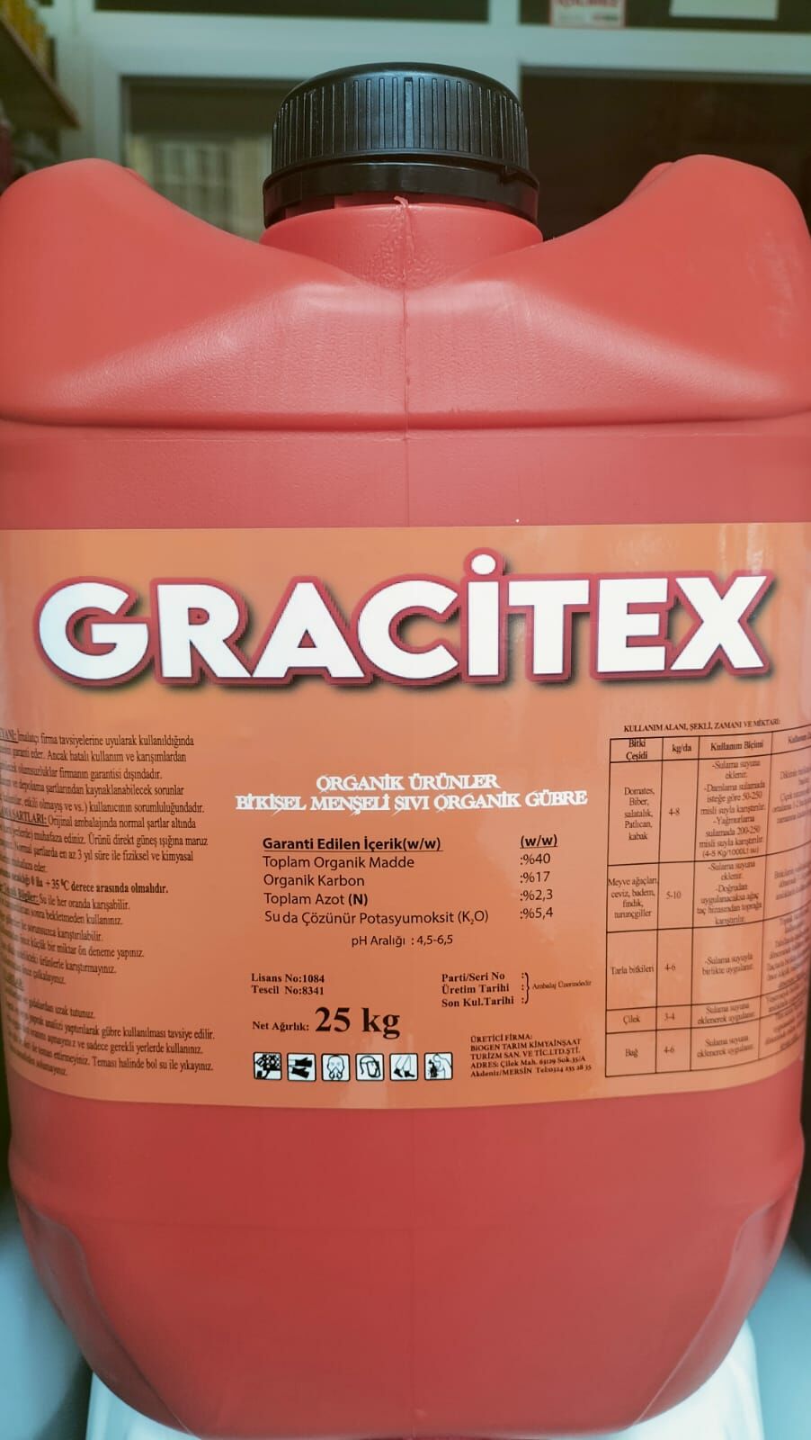 BİOGEN GRACİTEX 25KG