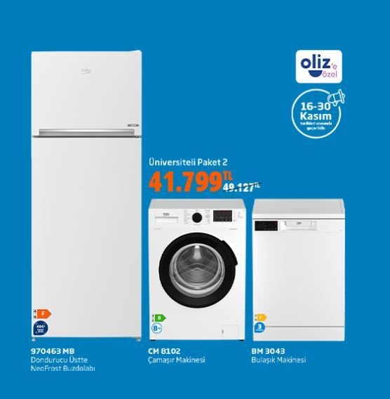 Beko 3lü Beyaz Eşya Çeyiz Kampanyası