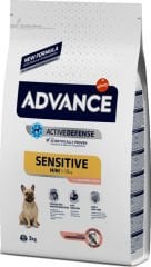 Advance Adult Mini Sensitive Somonlu Pirinçli Hassas Küçük Irk Yetişkin Köpek Maması 7 Kg