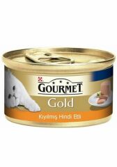 Gourmet Kıyılmış Hindi Etli Yetişkin Kedi Konservesi