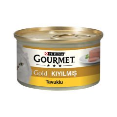 Gourmet Kıyılmış Tavuklu Yetişkin Kedi Konservesi