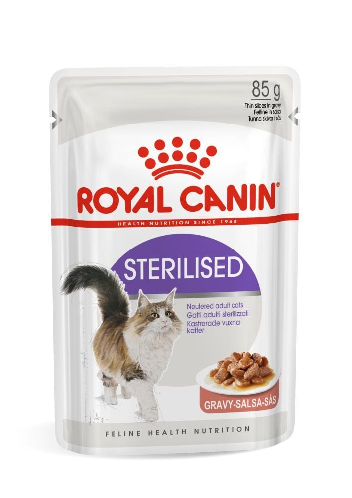 Royal Canin Gravy Sterilised 85 gr 12'li Yetişkin Kedi Yaş Maması 12x85 Gr