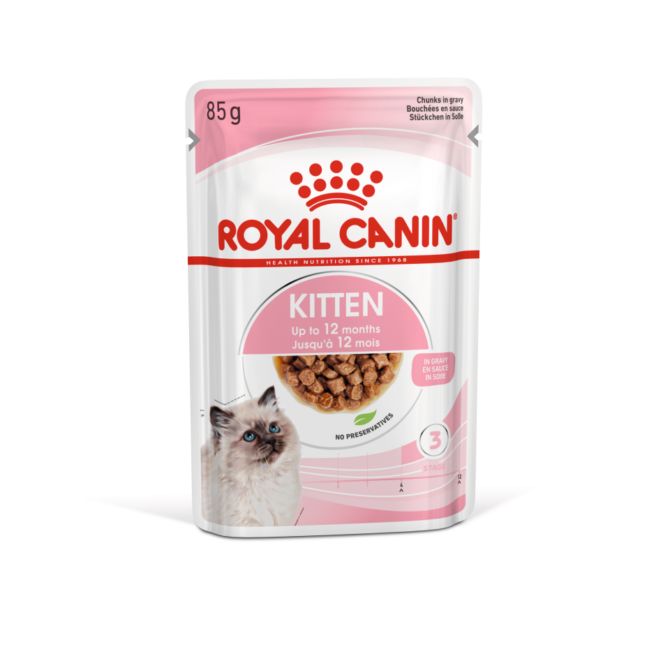 Royal Canin Instinctive Gravy Kitten 85 gr 6'lı Yavru Kedi Yaş Maması 12x85 Gr