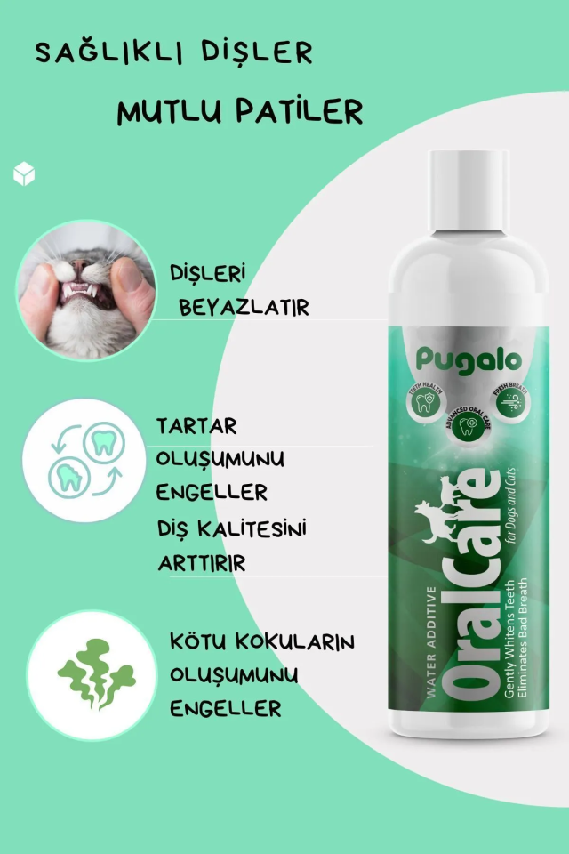 Kedi Suya Damlatılan Koku Önleyici Ağız Ve Diş Bakım Damlası