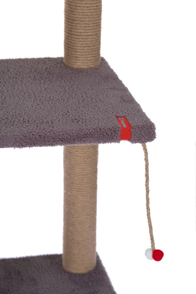 Pugalo 82 Cm  İki Katlı Kedi Tırmalama Tahtası Catnipli Tırmalama Tahtası Minder Yüzey