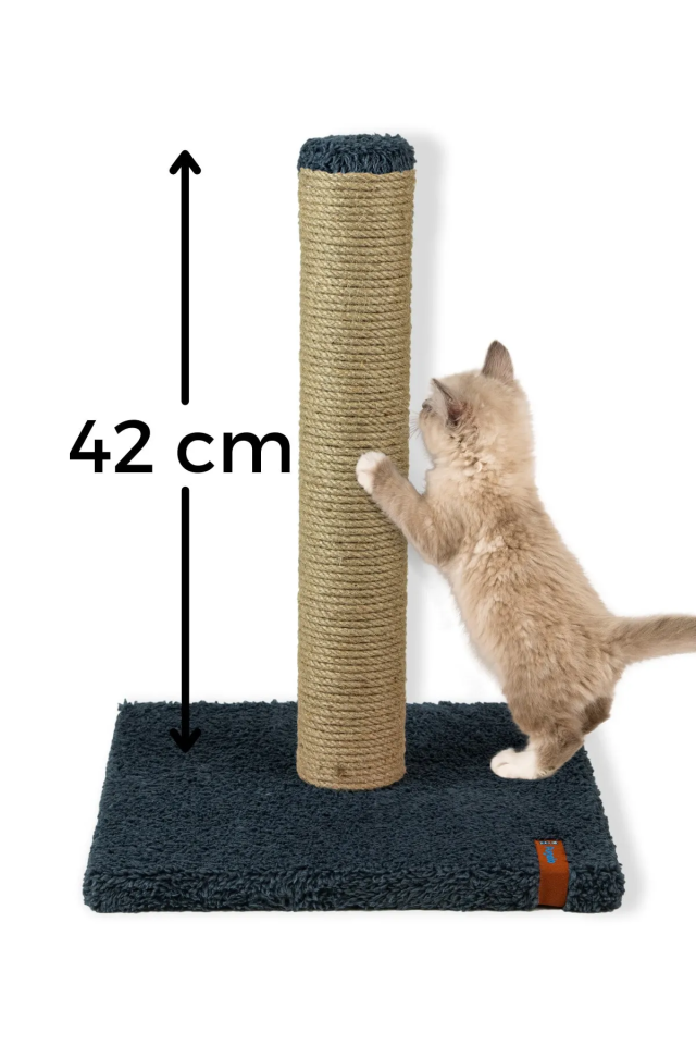 Pugalo Peluş Ekonomik Tırmalama Tahtası 42 Cm Antrasit