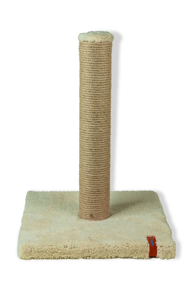 Pugalo Peluş Ekonomik Tırmalama Tahtası 42 Cm Krem