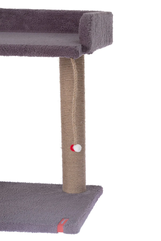 Pugalo Platform Oturaklı Geniş Yataklı Kedi Tırmalaması Antrasit