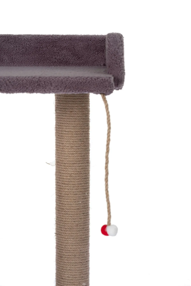 Pugalo Platform Oturaklı Geniş Yataklı Kedi Tırmalaması Antrasit