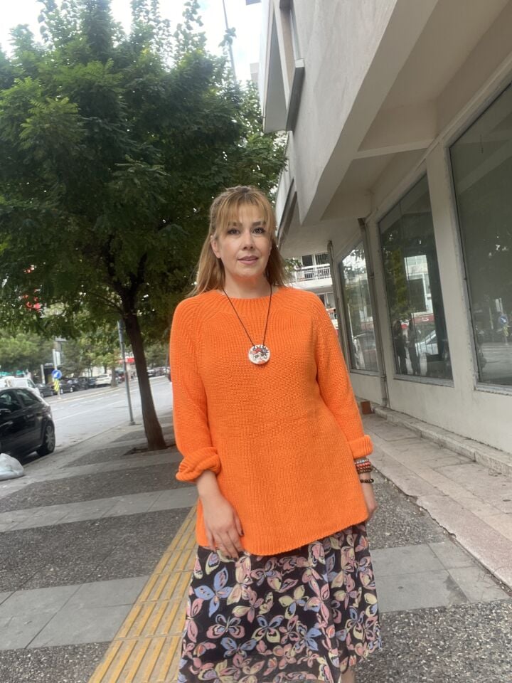 Orange Tunik Kazak