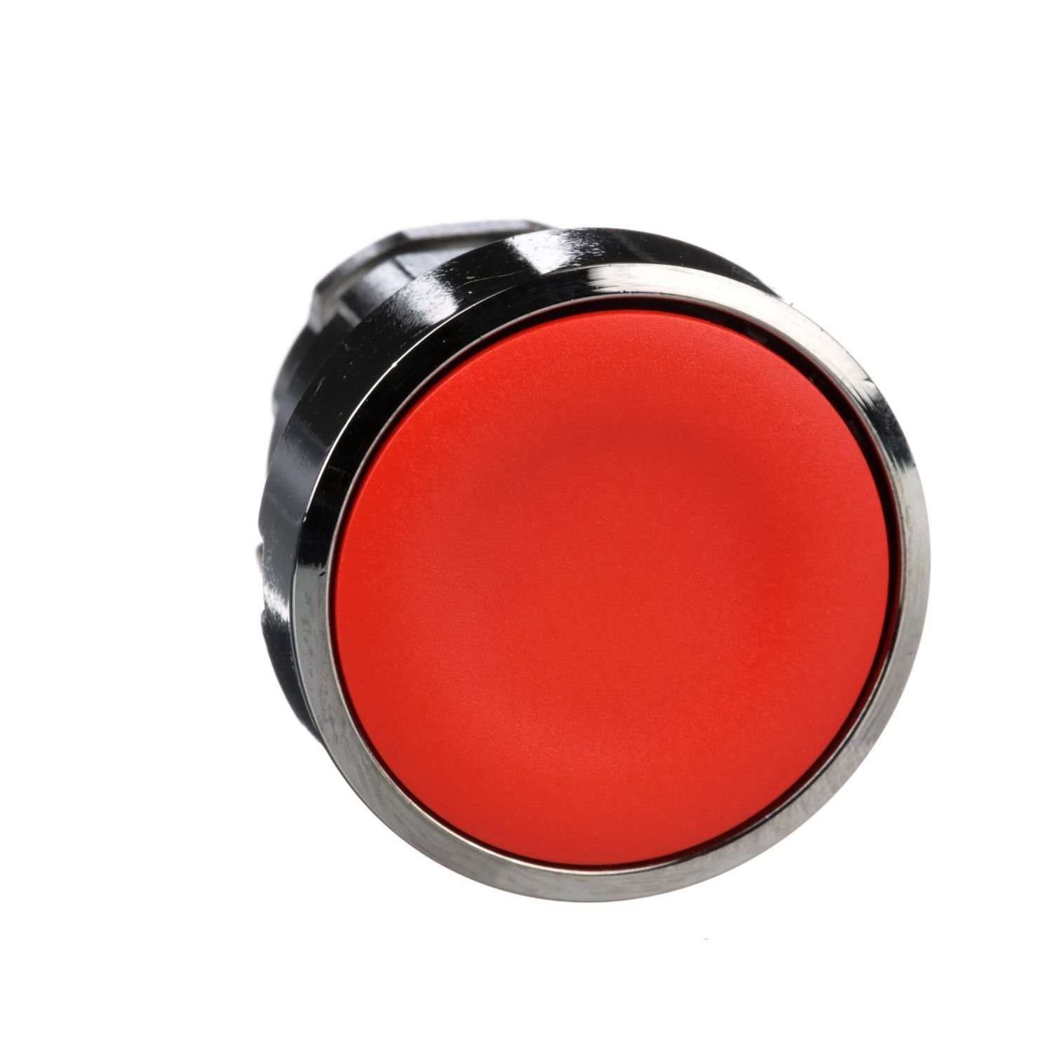 ZB4BA4 Head for non illuminated push button, Harmony XB4, metal, flush, red, 22mm, spring return, unmarked