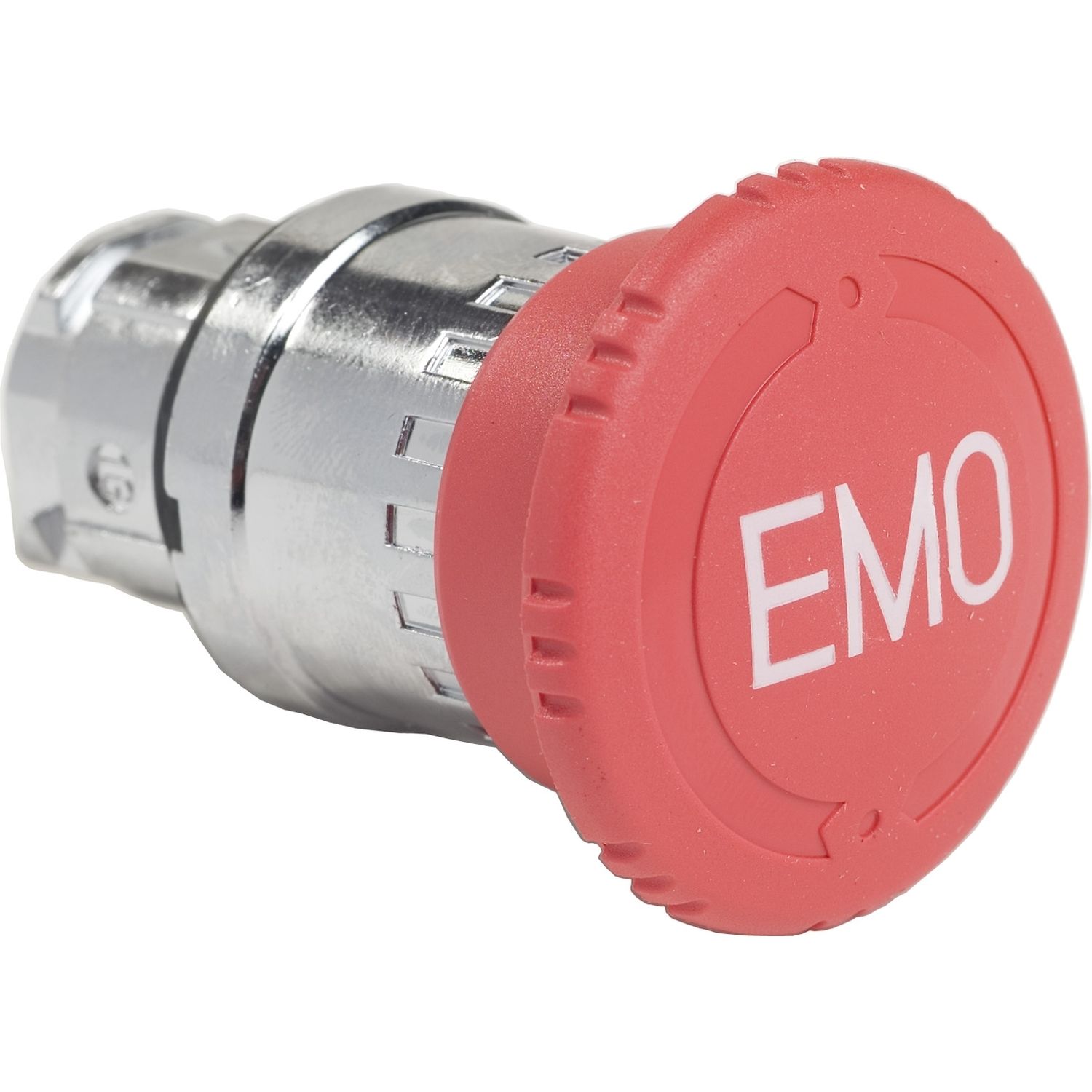 ZB4BS84430 Emergency stop head, Harmony XB4, switching off, metal, red mushroom 40mm, 22mm, trigger latching turn to release, marked EMO