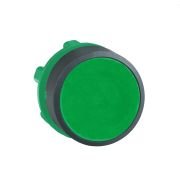 ZB5AA3 Head for non illuminated push button, Harmony XB5, plastic, flush, green, 22mm, spring return, unmarked