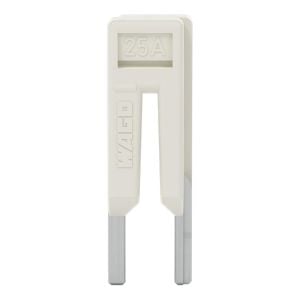 WAGO 2002-400 Continuous jumper; 2-way; insulated; light gray