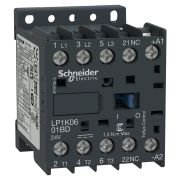 LP1K0601BD Contactor, TeSys K, 3P, AC-3/AC-3e, 440V, 6A, 1NC aux, 24V DC coil,screw clamps