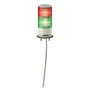 XVGB2SW Monolithic tower lights, Harmony XVG, 60mm, red green, steady light, buzzer, base mounting, IP42, 24V AC/DC