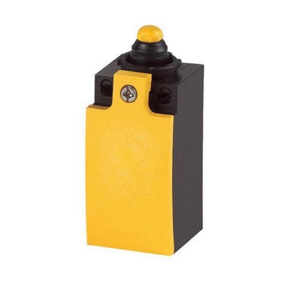 EATON 106798 LS-S11S - Position switch, Rounded plunger, Basic device, expandable, 1 N/O, 1 NC, Screw terminal, Yellow, Insulated material, -25 - +70 °C, EN 50047 Form B