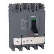 LV563506 circuit breaker, EasyPact CVS630F, 36kA at 415VAC, 630A, ETS 2.3 electronic trip unit, 4P3d