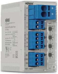 WAGO 787-1664/006-1000 Electronic circuit breaker; 4-channel; 24 VDC input voltage; adjustable 0.5 … 6 A; active current limitation; communication capability