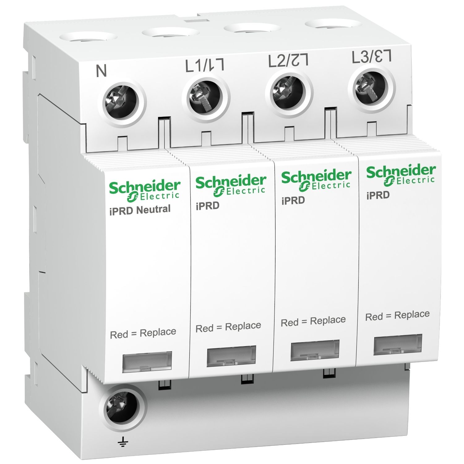 A9L65601 iPRD65r modular surge arrester - 3P + N - 350V - with remote transfert