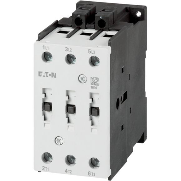 EATON 190984 DILMT50(RDC24) - Contactor, 3 pole, 380 V 400 V: 22 kW, 24 V DC, DC operation, Screw terminals