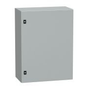 NSYCRN86300P Spacial CRN plain door with mount.plate. H800xW600xD300 IP66 IK10 RAL7035..