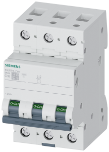 Siemens 5SL6316-7YA Miniature circuit breaker 230/400 V 6kA, 3-pole, C, 16A