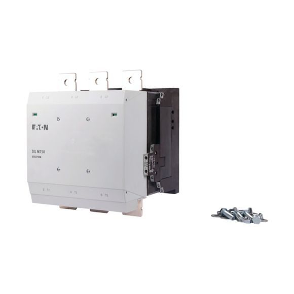 EATON 208222 DILM750/22(RA250) - Contactor, 380 V 400 V 400 kW, 2 N/O, 2 NC, RA 250: 110 - 250 V 40 - 60 Hz/110 - 350 V DC, AC and DC operation, Screw connection