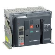 NW32H13PML2EHH Circuit breaker frame, MasterPact NW32H1, 3200A, 65kA/440VAC 50/60Hz (Icu), 3 poles, drawout, with control unit (48312)