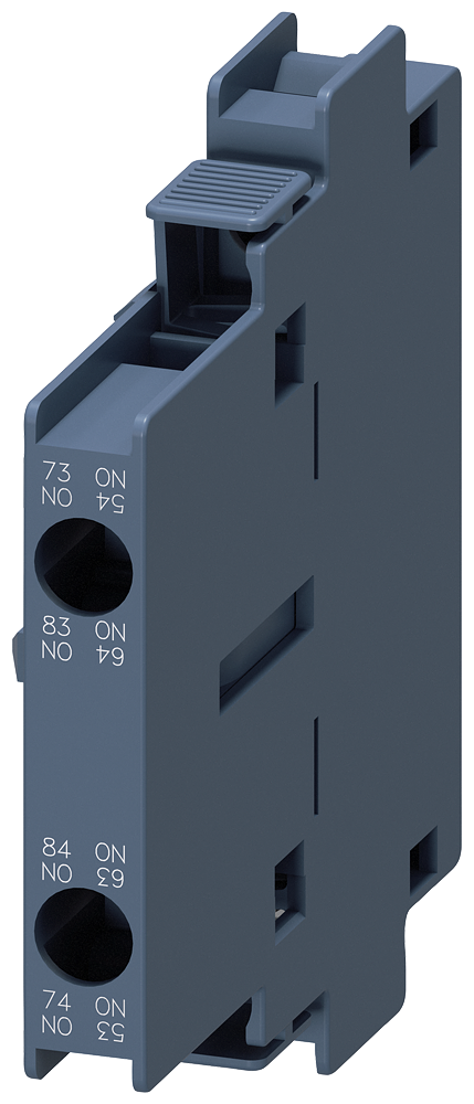 Siemens 3RH1921-1EA20 first lateral auxiliary switch 2 NO contacts, screw terminal, for contactors 3RT1