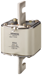 Siemens 3NA3475 LV HRC fuse element, with screw contacts, NH4, In: 800 A, gG, Un AC: 500 V, Un DC: 400 V, Front indicator, live grip lugs