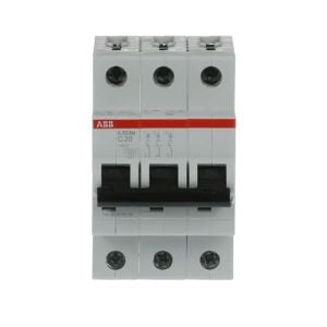 ABB 2CDS273001R0204 S203M-C20 Miniature Circuit Breaker - 3P - C - 20 A