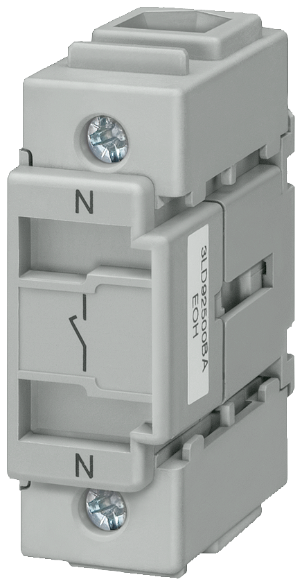 Siemens 3LD9220-0B Neutral conductor, leading switching for Front mounting, Up to 32 A,, Accessory for main and emergency stop switch 3LD2