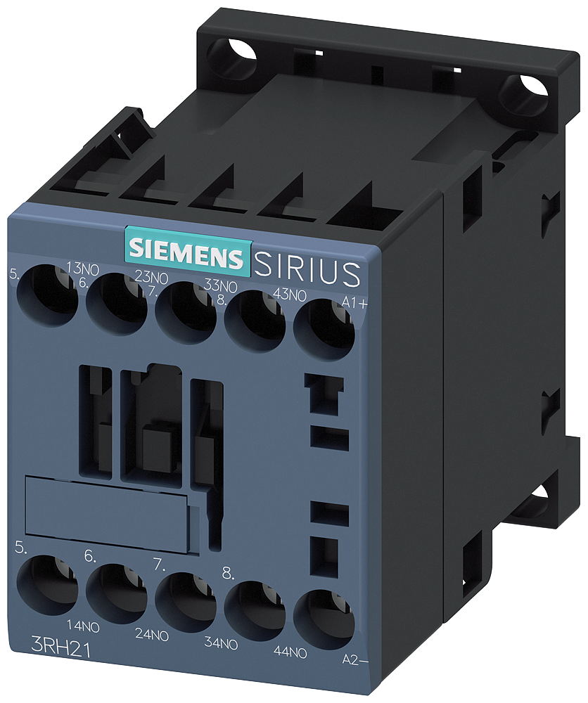 Siemens 3RH2140-1BF40 Contactor relay, 4 NO, 110 V DC, Size S00, screw terminal