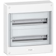 PRA20218 Pragma surface enclosure - IP30 - 2 x 18 modules - without door