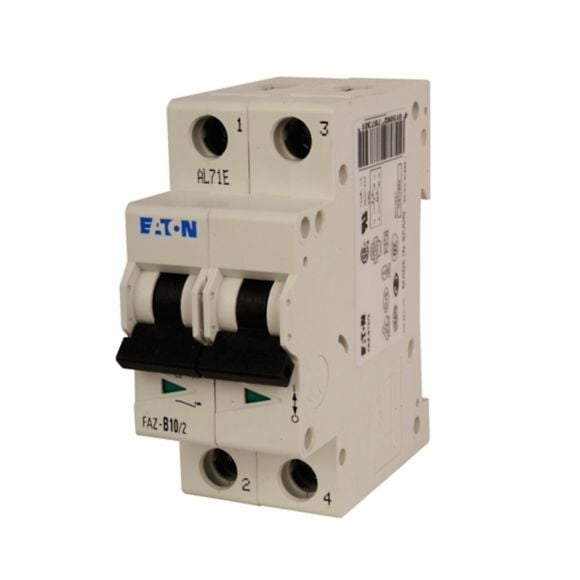 EATON 278771 FAZ-D2/2 - Miniature circuit breaker (MCB), 2 A, 2p, characteristic: D