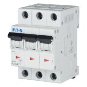 EATON 286597 PL6-C4/3 - Miniature circuit breaker (MCB), 4 A, 3p, characteristic: C