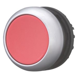 EATON 216617 M22-DR-R - Pushbutton, RMQ-Titan, Flat, maintained, red, Blank, Bezel: titanium