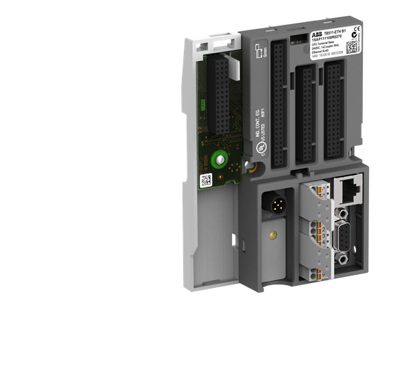 ABB 1SAP111100R0270 Terminal base. For AC500 V2. 1 slot for communication module. Ethernet interface. 2 serial interfaces RS232/RS485 (TB511-ETH)