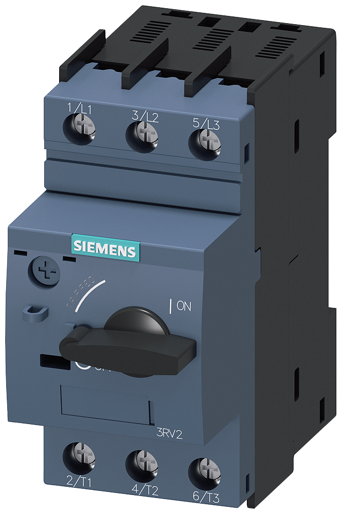 Siemens 3RV2011-0DA10 Circuit breaker size S00 for motor protection, CLASS 10 A-release 0.22...0.32 A N-release 4.2 A screw terminal Standard switching capacity