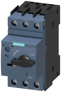 Siemens 3RV2011-0DA10 Circuit breaker size S00 for motor protection, CLASS 10 A-release 0.22...0.32 A N-release 4.2 A screw terminal Standard switching capacity