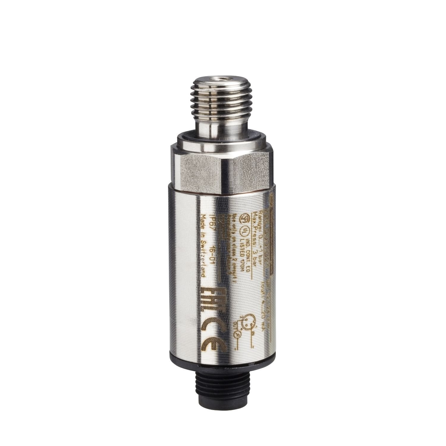 XMLG100D21 pressure sensor XMLG - 0..100 bar - G 1/4A (male) - 24 V - 4..20 mA